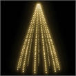 Bowery Hill Contemporary Warm White PVC Tree Light in Dark Green