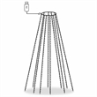 Bowery Hill PVC Large Waterproof Light Tree Light in Dark Green