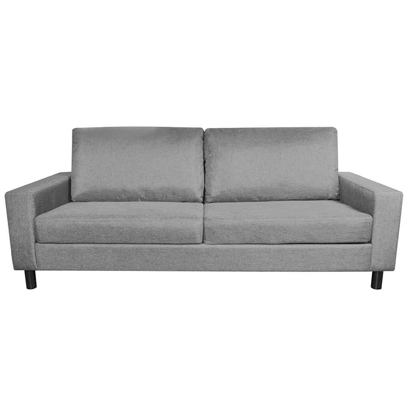 Bowery Hill Modern / Contemporary Sofa in Gray Finish Fabric