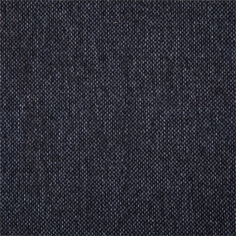 Bowery Hill Contemporary Sofa in Black And Dark Gray Cushions