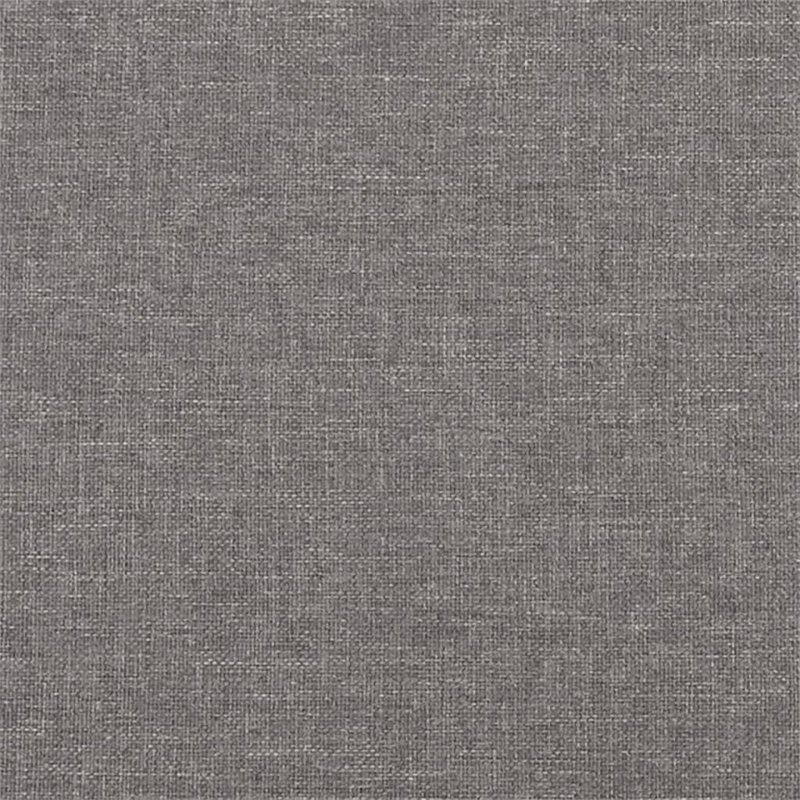 Bowery Hill Single Sofa Chair with Footstool in Light Grey Polyester
