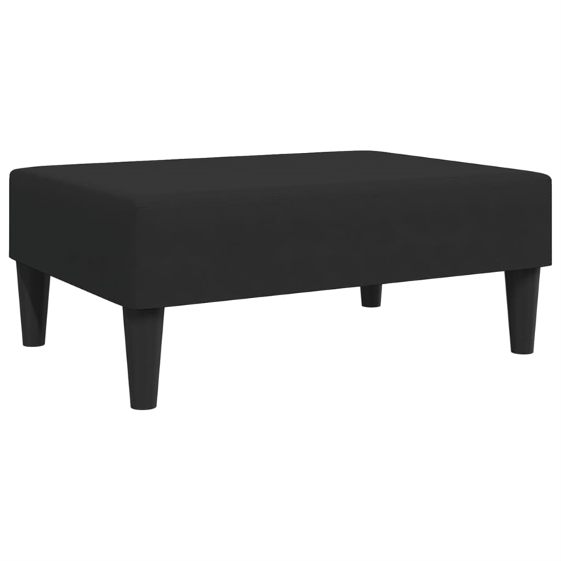 Bowery Hill Contemporary Large Sofa Set in Black Finish Velvet
