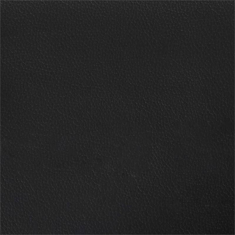 Bowery Hill Contemporary Artificial Leather Single Sofa Chair in Black