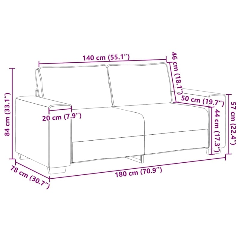 Bowery Hill Contemporary Artificial Leather Single Sofa Chair in Black
