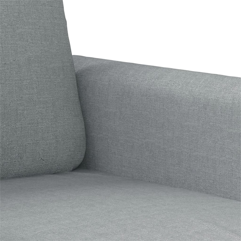 Bowery Hill Contemporary Single Sofa Chair in Light Grey Polyester