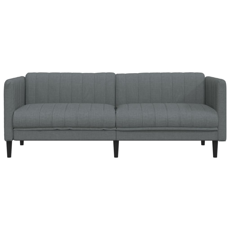 Bowery Hill Modern / Contemporary Sofa in Dark Grey Polyester