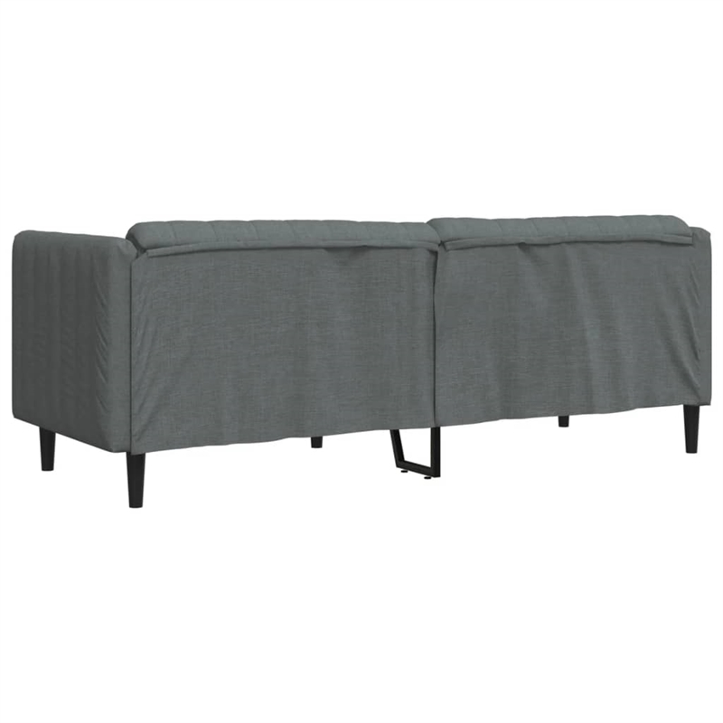 Bowery Hill Modern / Contemporary Sofa in Dark Grey Polyester