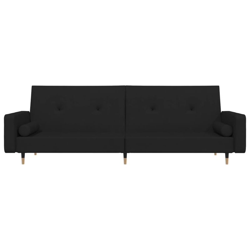 Bowery Hill Modern / Contemporary Sofa Bed in Black Finish Velvet