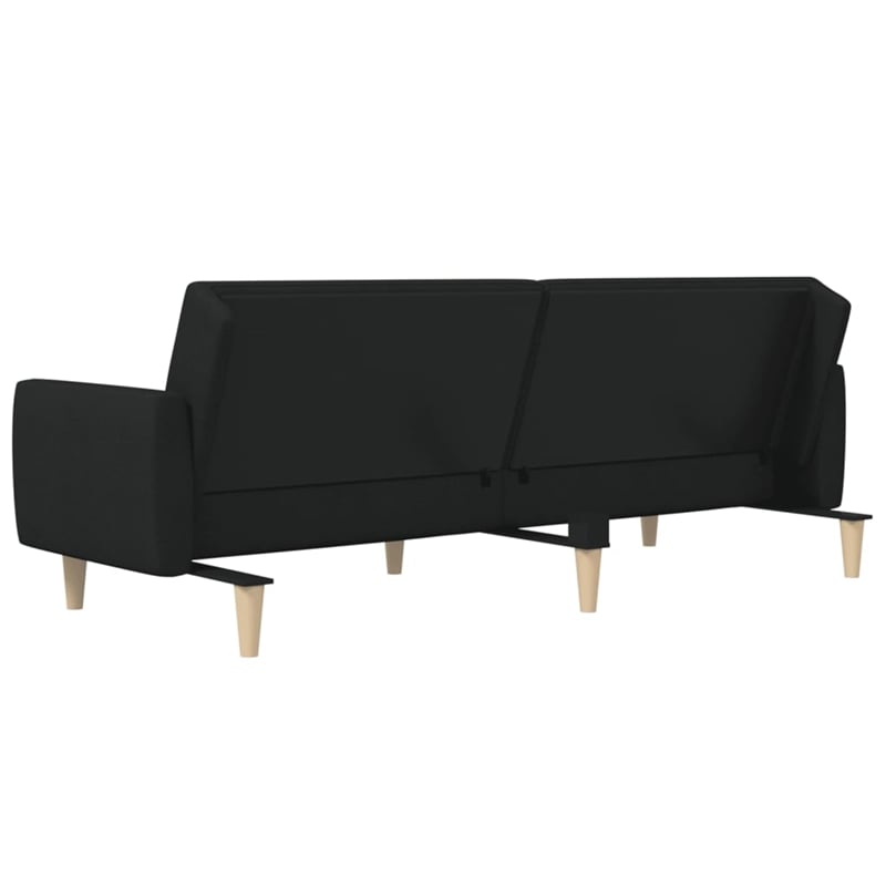 Bowery Hill Modern / Contemporary Sofa Bed in Black Finish Fabric