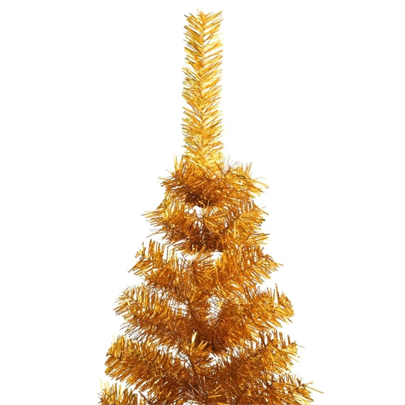 Bowery Hill Christmas Tree Gold PET Large Artificial Christmas Tree