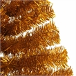 Bowery Hill Christmas Tree Gold PET Medium Simple Artificial Christmas Tree