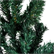 Bowery Hill Contemporary Artificial Half Christmas Tree Green PVC 70.9