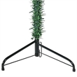 Bowery Hill Contemporary Artificial Half Christmas Tree Green PVC 70.9