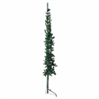 Bowery Hill Contemporary Artificial Half Christmas Tree Green PVC 70.9