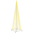 Bowery Hill Christmas Cone Tree Warm White Powder-coated Steel Copper PVC