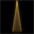 Bowery Hill Christmas Cone Tree Warm White Powder-coated Steel Copper PVC