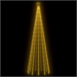Bowery Hill Christmas Cone Tree Warm white Powder-coated Steel copper PVC