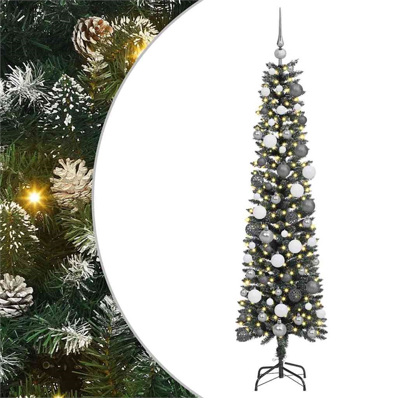 Bowery Hill Artificial Christmas Tree with Stand Green 50.5 x 50.5 x 180 cm
