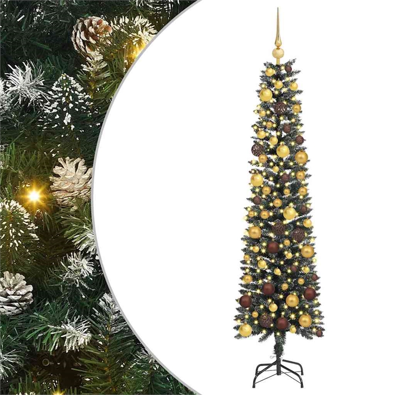 Bowery Hill Artificial Christmas Tree with Stand Green 50.5 x 50.5 x 180 cm
