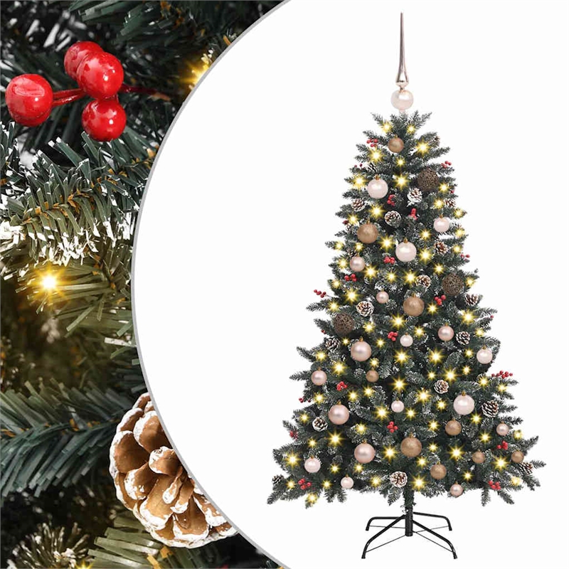 Bowery Hill Artificial Christmas Tree with Stand Green 83.5 x 83.5 x 150 cm