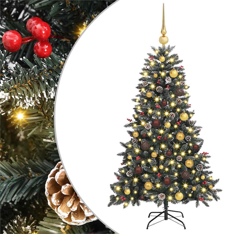 Bowery Hill Artificial Christmas Tree with Stand Green 83.5 x 83.5 x 150 cm