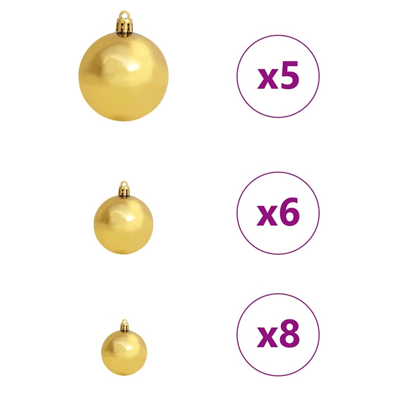 Bowery Hill Artificial Christmas Tree with Stand Green 83.5 x 83.5 x 150 cm