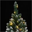 Bowery Hill Contemporary Artificial Christmas Tree 300 LEDs 82.7