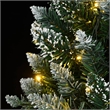 Bowery Hill Contemporary Artificial Christmas Tree 300 LEDs 82.7