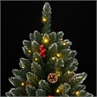 Bowery Hill Contemporary Artificial Christmas Tree 300 LEDs 82.7
