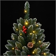 Bowery Hill Contemporary Artificial Christmas Tree 300 LEDs 70.9