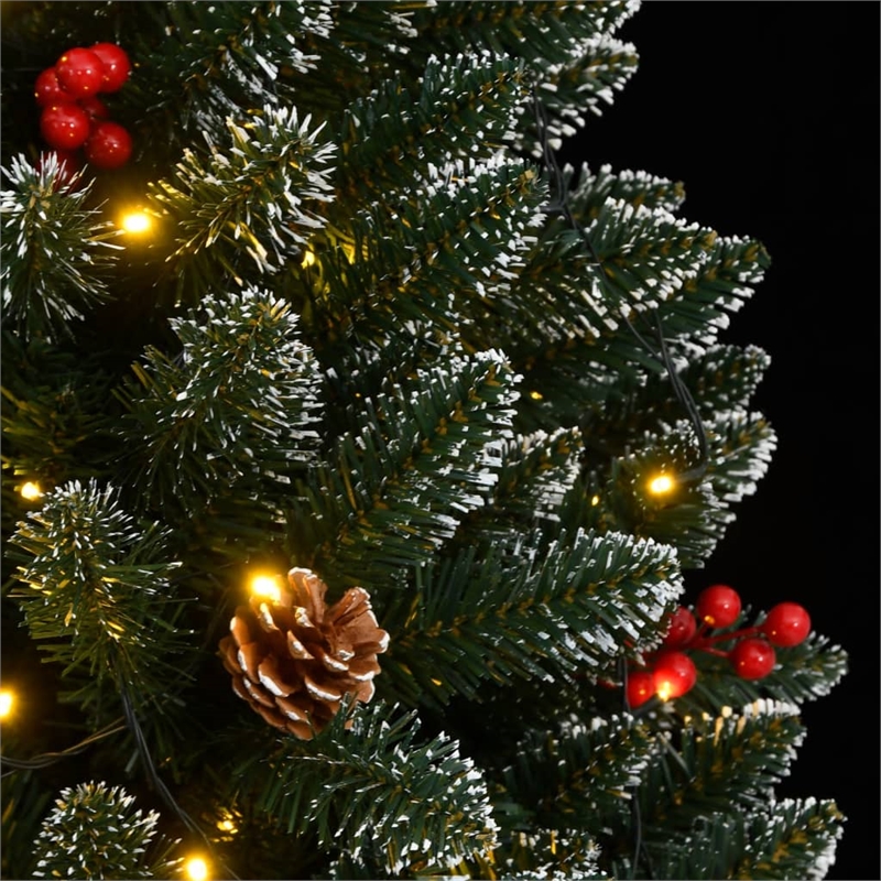 Bowery Hill Contemporary Artificial Christmas Tree 300 LEDs 70.9
