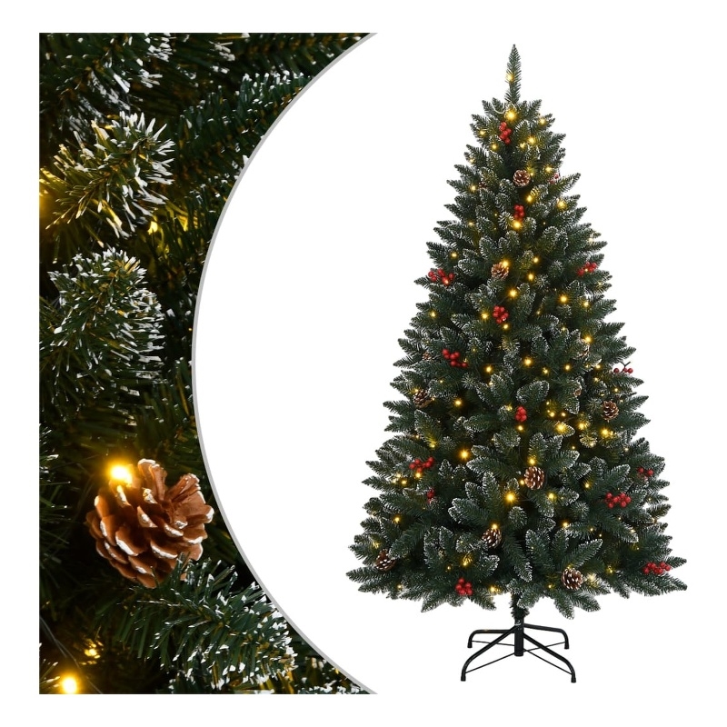 Bowery Hill Contemporary Artificial Christmas Tree 300 LEDs 70.9