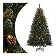 Bowery Hill Contemporary Artificial Christmas Tree 300 LEDs 70.9