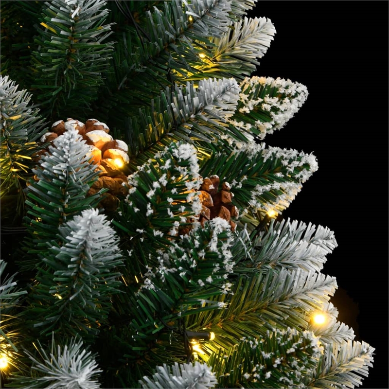 Bowery Hill Contemporary Artificial Christmas Tree 300 LEDs 70.9