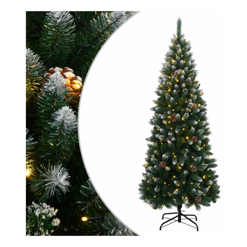 Bowery Hill Contemporary Artificial Christmas Tree 300 LEDs 70.9
