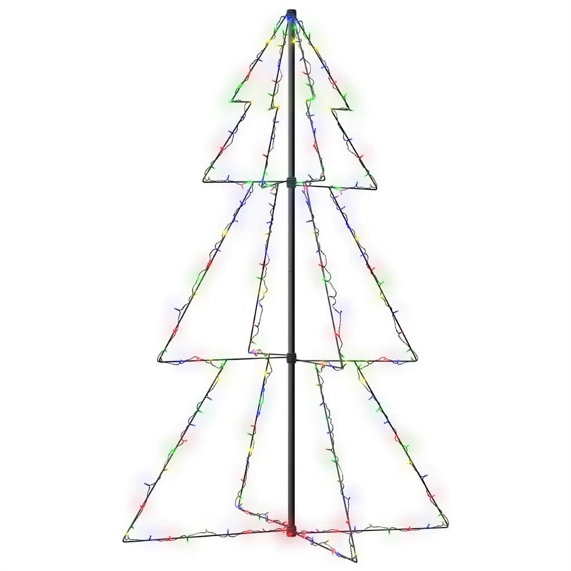Bowery Hill Christmas Cone Tree Metal Medium Decorative Inlays