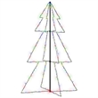 Bowery Hill Christmas Cone Tree Metal Medium Decorative Inlays
