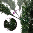 Bowery Hill Artificial Hinged Christmas Tree Green PVC Medium Foldable