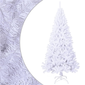 Bowery Hill Artificial Christmas Tree White PVC and Steel 82.7&quot