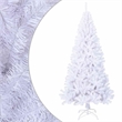 Bowery Hill Fake Christmas Tree White PVC Medium Adjustable Armrests