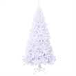 Bowery Hill Fake Christmas Tree White PVC Medium Adjustable Armrests
