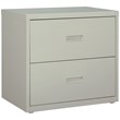 Bowery Hill 30-inch Wide Metal 2 Drawer Lateral File Cabinet Light Gray