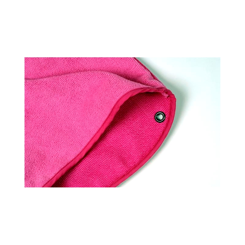 Bowery Hill Premium Microfiber Spotless Swing Golf Towel in Pink