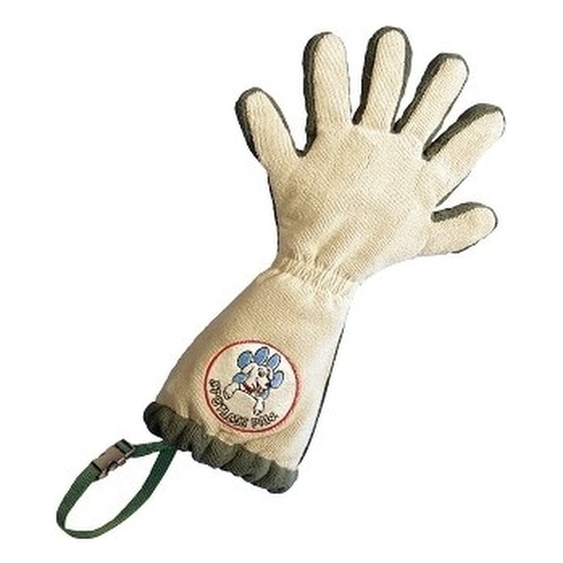 Bowery Hill Premium Microfiber Spotless Paw Dog Cleaning Glove in White