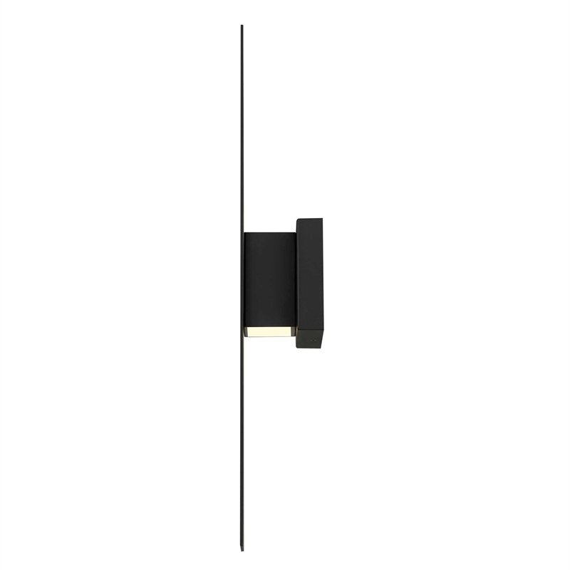 Bowery Hill Modern Aluminum Black 24-inch LED Outdoor Wall Light