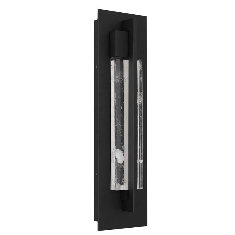 Bowery Hill Modern Aluminum Black 20-inch LED Outdoor Wall Light
