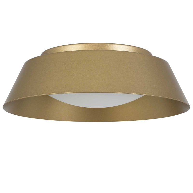 Bowery Hill Modern Aluminum Brass 11-inch LED Outdoor Flush Mount