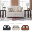 Bowery Hill 3-Piece Beige Polyester Upholstered Reclining Sofa Set