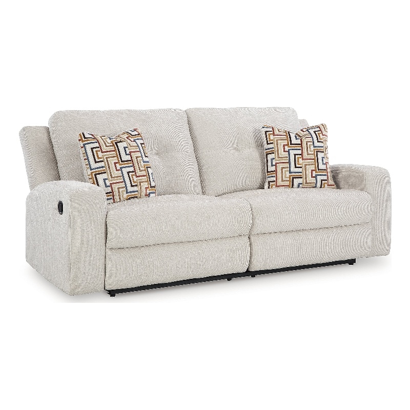Bowery Hill 3-Piece Beige Polyester Upholstered Reclining Sofa Set