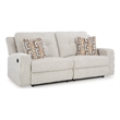 Bowery Hill 3-Piece Beige Polyester Upholstered Reclining Sofa Set